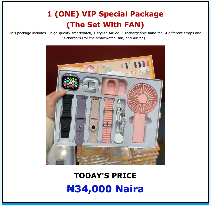 (ONE) VIP Special Package ​(The Set With FAN)